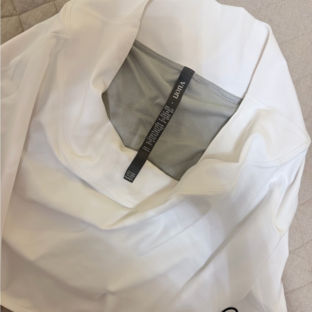 Vuori White A-Line Skirt